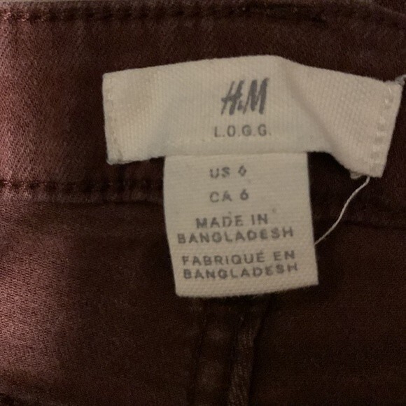 H &‎ M denim/ jeans/leggings size 6 - Picture 3 of 5